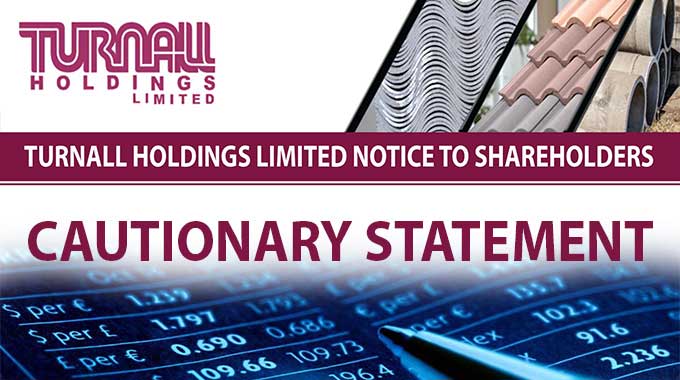 TURNALL HOLDINGS LIMITED CAUTIONARY STATEMENT
