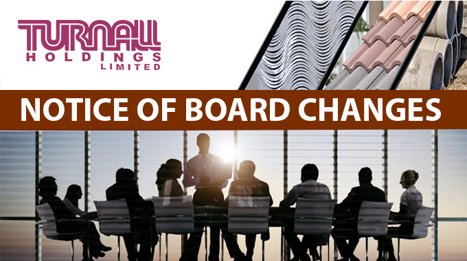 NOTICE OF BOARD CHANGES.